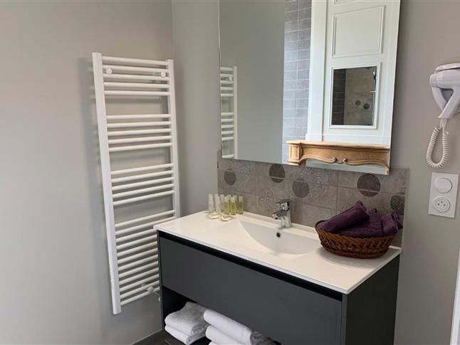 Salle de bain suite Belle Normandy Bayeux