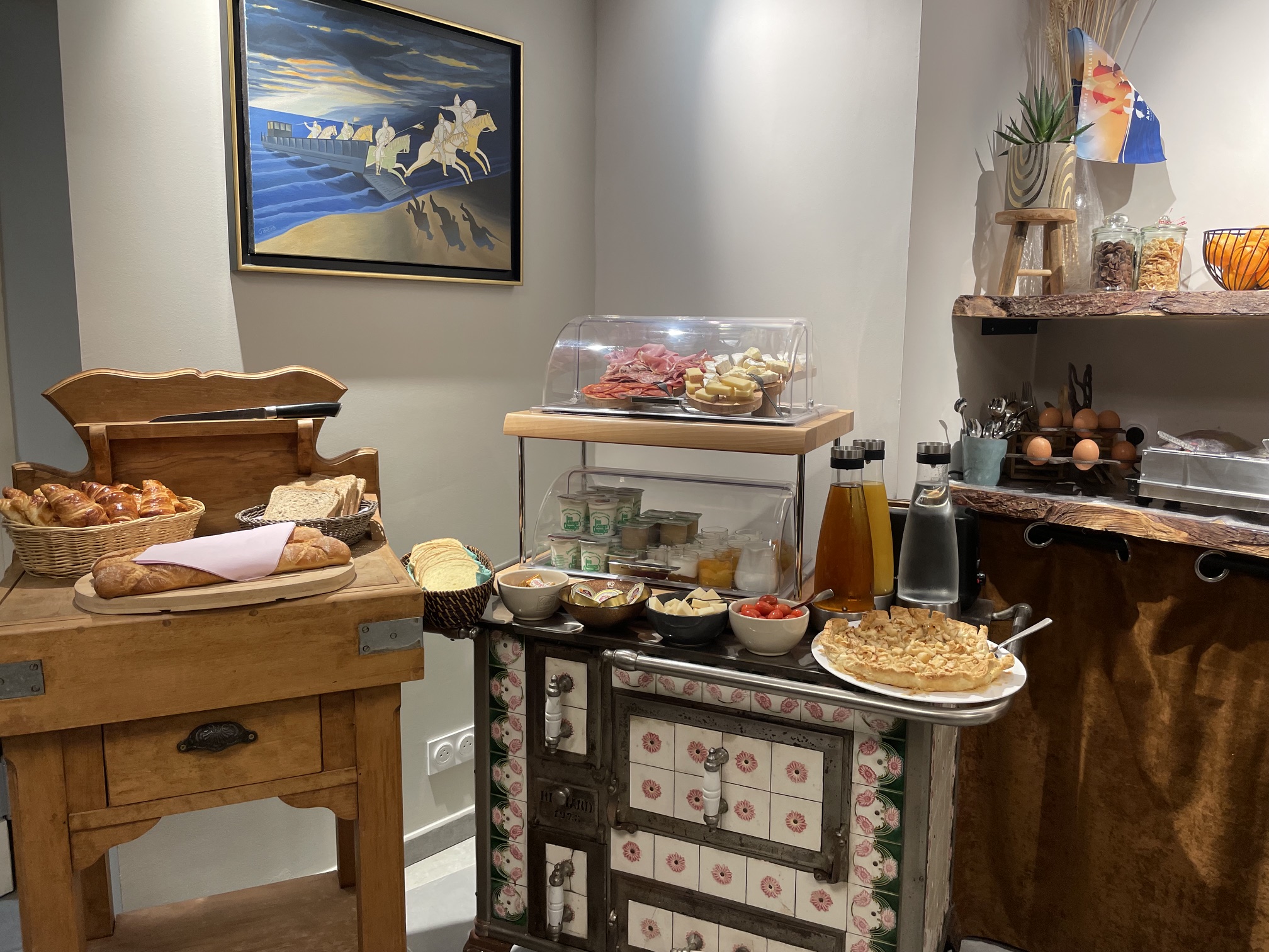 Petit-déjeuner continental buffet - Belle Normandy ****